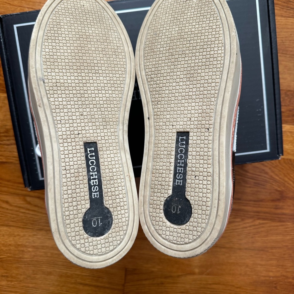 LUCCHESE Black and White WOMENS Sneakers - Picture 6 of 9